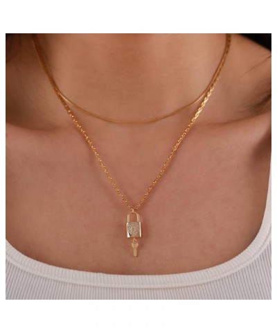 Necklaces for Women Gold Necklace for Women Initial Necklaces Custom 2pcs Layered Necklaces 18K Gold Jewelry Dainty Necklace ...