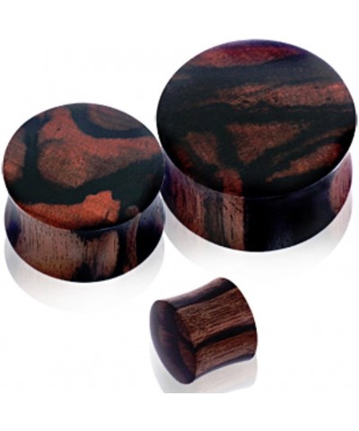 Organic Areng Zebrawood Saddle Plug 0g $8.47 Body Jewelry