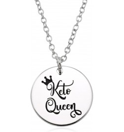 Keto Queen Charm Necklace, 18 inches+ 2 inch ext $10.43 Necklaces