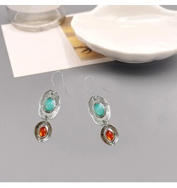 Vintag Silver Pendant Earrings Creative Crystal Asymmetric Earrings Charm Women Long Drop Bohemian Earring Jewelry F $5.60 Ea...