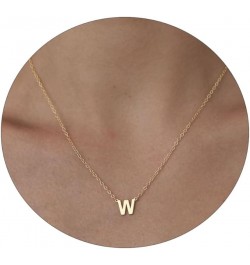 Initial Necklaces for Women, Dainty Gold Letter Necklace 14k Gold Plated Personalized Tiny Initial Pendant Necklace Monogram ...