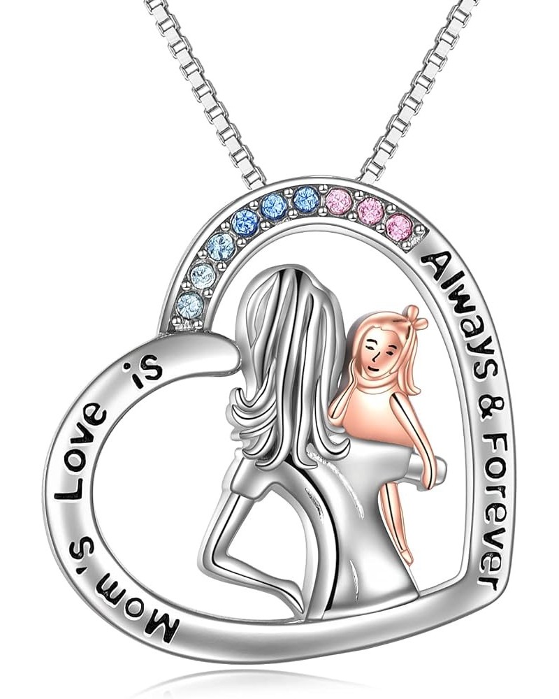 Love You Forever to My Daughters Birthday Jewelry Gifts from Dad & Mom 6-Mom Daughter Necklace $18.00 Necklaces