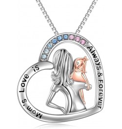 Love You Forever to My Daughters Birthday Jewelry Gifts from Dad & Mom 6-Mom Daughter Necklace $18.00 Necklaces