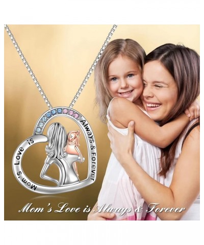 Love You Forever to My Daughters Birthday Jewelry Gifts from Dad & Mom 6-Mom Daughter Necklace $18.00 Necklaces