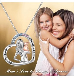 Love You Forever to My Daughters Birthday Jewelry Gifts from Dad & Mom 6-Mom Daughter Necklace $18.00 Necklaces