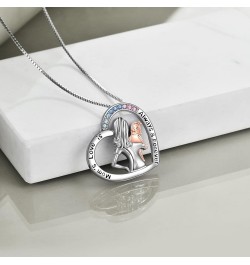 Love You Forever to My Daughters Birthday Jewelry Gifts from Dad & Mom 6-Mom Daughter Necklace $18.00 Necklaces