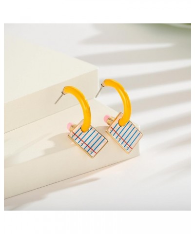 Back To School Earrings Teacher Earrings for Women Teacher Appreciation Gifts for Women AMZ-EH21402A $6.66 Earrings