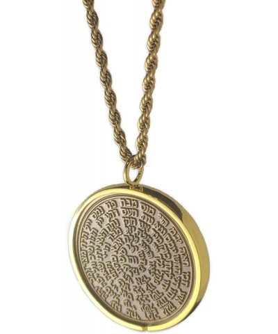 Sigillum Dei Ameth + 72 names of God + 1FitAll King Solomon Coin bezel kabbalah seal talisman Necklace $28.91 Necklaces