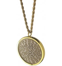 Sigillum Dei Ameth + 72 names of God + 1FitAll King Solomon Coin bezel kabbalah seal talisman Necklace $28.91 Necklaces