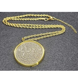 Sigillum Dei Ameth + 72 names of God + 1FitAll King Solomon Coin bezel kabbalah seal talisman Necklace $28.91 Necklaces