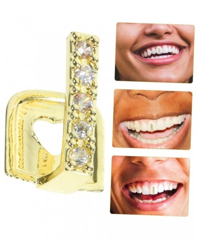 Hip Hop Gold Plated Braces Griddle Grill Decor Hip Hop Teeth Grills Teeth Jewelry Grills for Your Teeth Rapper Accessories Si...