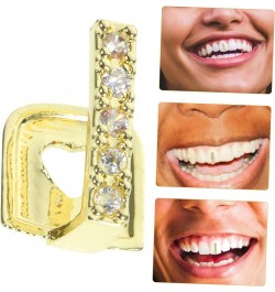 Hip Hop Gold Plated Braces Griddle Grill Decor Hip Hop Teeth Grills Teeth Jewelry Grills for Your Teeth Rapper Accessories Si...