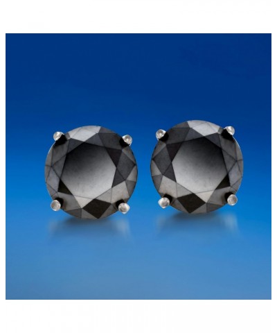 2.00 ct. t.w. Black Diamond Stud Earrings in 14kt White Gold $129.20 Earrings