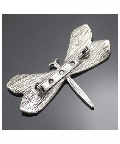 Retro Art Nouveau Victorian Dragonfly Simulated - Pearl Wing French Lapel Brooch Pin Badge Vintage Silver-tone $7.79 Brooches...