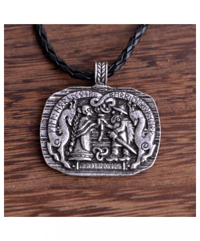 1PCS Norse Viking Necklace For Men Compass Vegvisir Necklace Original Talisman Jewelry Daily Life $4.50 Necklaces