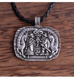 1PCS Norse Viking Necklace For Men Compass Vegvisir Necklace Original Talisman Jewelry Daily Life $4.50 Necklaces