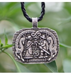 1PCS Norse Viking Necklace For Men Compass Vegvisir Necklace Original Talisman Jewelry Daily Life $4.50 Necklaces