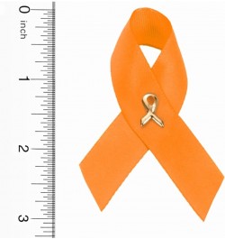 Leukemia Awareness Angel Orange Ribbon Awareness Pins(50 Pins) Satin Orange Ribbon Awareness Pin 2 $34.32 Others