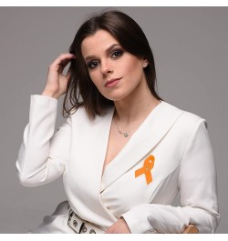 Leukemia Awareness Angel Orange Ribbon Awareness Pins(50 Pins) Satin Orange Ribbon Awareness Pin 2 $34.32 Others