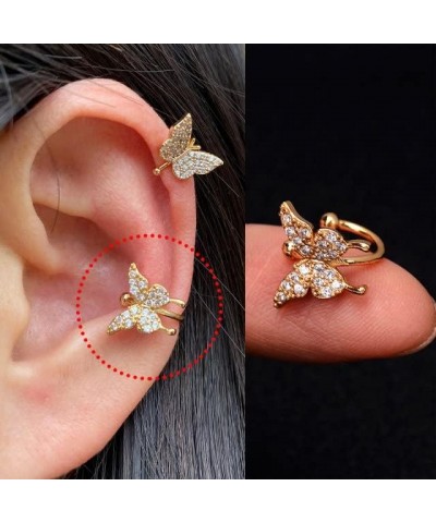 1Pc Helix Cartilage Conch Fake Without Piercing Cuff Earring Earcuff Wrap Rock Earring Cuff No Piercing Women Clip Adjustable...