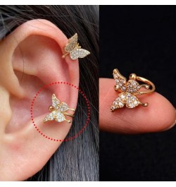 1Pc Helix Cartilage Conch Fake Without Piercing Cuff Earring Earcuff Wrap Rock Earring Cuff No Piercing Women Clip Adjustable...