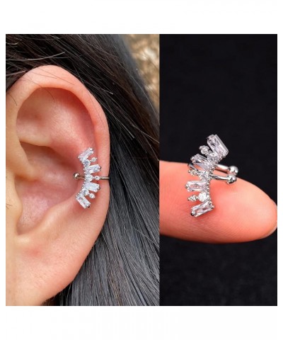 1Pc Helix Cartilage Conch Fake Without Piercing Cuff Earring Earcuff Wrap Rock Earring Cuff No Piercing Women Clip Adjustable...