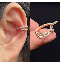 1Pc Helix Cartilage Conch Fake Without Piercing Cuff Earring Earcuff Wrap Rock Earring Cuff No Piercing Women Clip Adjustable...