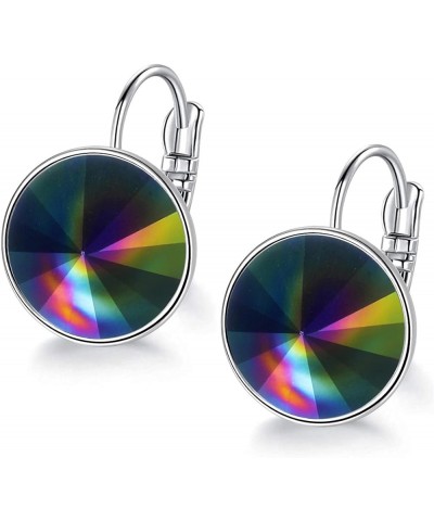 Bella Drop Earrings Crystals 18K White Gold Plated Hypoallergenic Dangle Earrings Jewelry for Women rainbow bella $11.12 Earr...