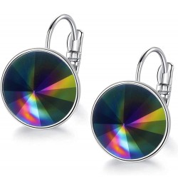 Bella Drop Earrings Crystals 18K White Gold Plated Hypoallergenic Dangle Earrings Jewelry for Women rainbow bella $11.12 Earr...