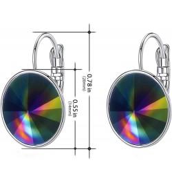 Bella Drop Earrings Crystals 18K White Gold Plated Hypoallergenic Dangle Earrings Jewelry for Women rainbow bella $11.12 Earr...