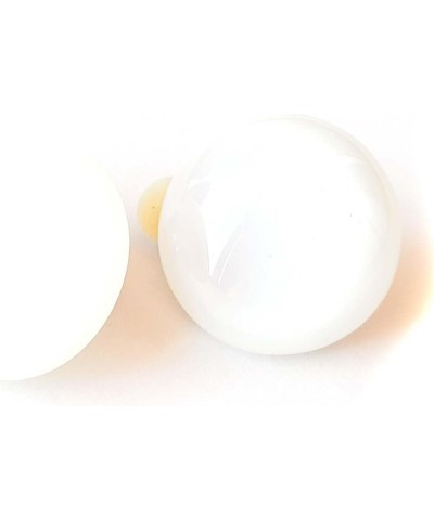 Clip-on Earrings Gumdrop Jelly Round Earrings Assorted Colors 1 inch White $9.62 Earrings