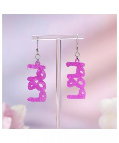 Heart Earrings Lover Heart Earrings Dangle Taylor Lover Earrings Arylic TS Lover heart Shaped Earrings 1989 Piercing $7.97 Ea...