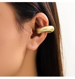 8 Pairs Chunky Ear Cuff Earrings for Women Trendy Thick Ear Cuffs Non Piercing Clip On Earrings Large Ear Cuffs Ear Cartilage...