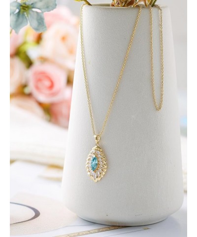 Oval Crystal Pendant Dangle Necklaces and Earrings Jewelry Sets for Women Glod Plated Jun-Lavender-14K Gold $17.07 Jewelry Sets