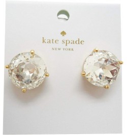 Kate Spade Crystal Round Large Gold Stud Earring $19.25 Earrings