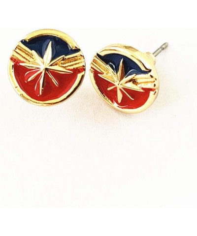 Fandom Bazaar TV Movies Show Original Design Quality Anime Cartoon Cosplay Jewelry Metal Superhero Stud Earrings Gifts for wo...