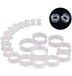 Pair 00G (10MM) CLEAR SILICONE EARSKIN TUNNELS Double Flare Gauges Super Ultra Thin Soft Flexible Flesh Plugs (2pcs) $5.99 Bo...