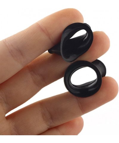 Pair 00G (10MM) CLEAR SILICONE EARSKIN TUNNELS Double Flare Gauges Super Ultra Thin Soft Flexible Flesh Plugs (2pcs) $5.99 Bo...