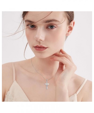 Cross Necklace for Women Sterling Silver Cross Necklace 7 Chakra Jewelry Gift for Girl cross 1 $20.66 Necklaces