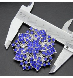 Womens Brooch Pin With Fashion Jewelry Fancy Vintage Rhinestone Bling Crystal Bauhinia Flower White $10.07 Brooches & Pins