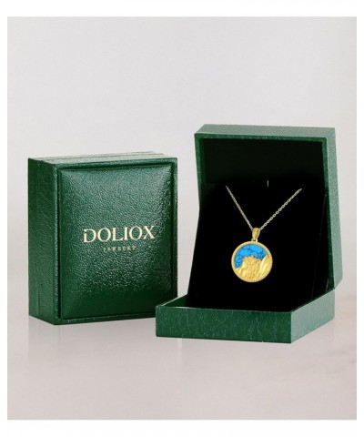 925 Sterling Silver Zodiac Necklaces Gifts for Women Turquoise Constellation Pendant 18K Gold Plated Jewelry Birthday Present...