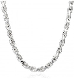 Solid 925 Sterling Silver 1.5mm-8mm Italian Rope Chain Necklace 16"-30 18" mm 2.8mm inches $33.92 Necklaces