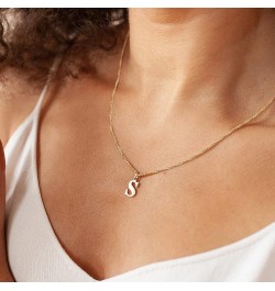 Dainty Layered Initial Choker Necklaces for Women Girls 14K Gold Plated Cute CZ Heart Letter Pendant Layering Gold Necklace S...