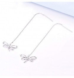 Dragonfly Earrings,925 Sterling Silver Leverback Dangle & Drop Earrings,Jewelry for Women dragonfly Threader $20.25 Earrings