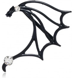 Gothic Dragon Wing Climber Earring Hollow Wing Cuff Wrap Earring Black Wing Ear Crawler Earring Cosplay Halloween Party Earri...