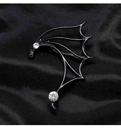 Gothic Dragon Wing Climber Earring Hollow Wing Cuff Wrap Earring Black Wing Ear Crawler Earring Cosplay Halloween Party Earri...