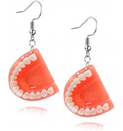 Funny 3D Tooth Dangle Earrings for Party Festival Woman Girls Student Alternative Style Creative Personality Exaggerated Dent...