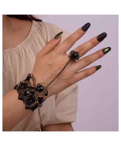 Victorian Black Lace Vampire Harness Bracelet Style 7 $8.09 Bracelets