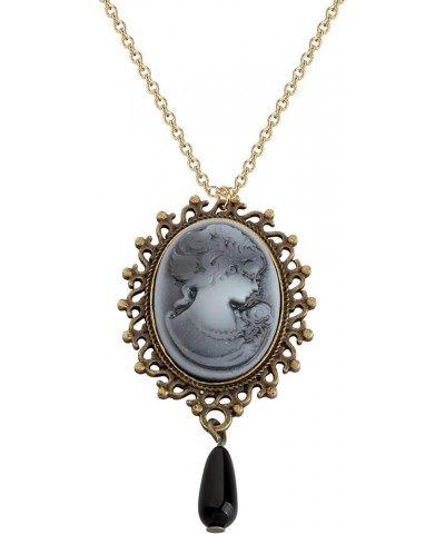 Retro Victorian Necklace Cameo Pendant Necklace Gothic Vintage Gifts Halloween Party gift Reilef Pendant Necklace01 $8.83 Nec...