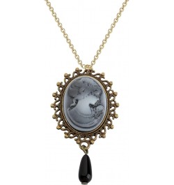 Retro Victorian Necklace Cameo Pendant Necklace Gothic Vintage Gifts Halloween Party gift Reilef Pendant Necklace01 $8.83 Nec...